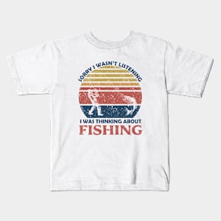 funny fishing sayings Kids T-Shirt